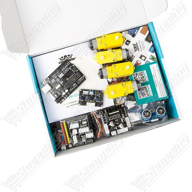 Kit Robot 4 Roues IR Bluetooth Multifonctions V3.0