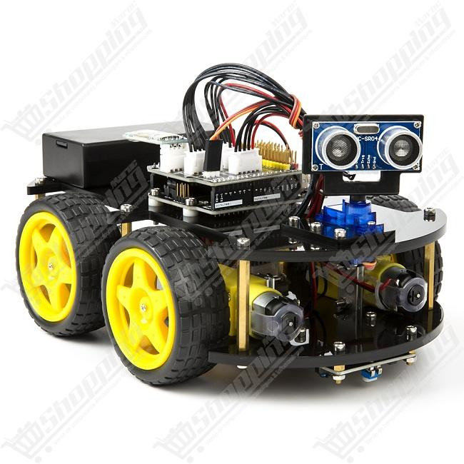 Kit Robot 4 Roues IR Bluetooth Multifonctions V3.0