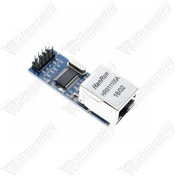 Module Ethernet LAN ENC28J60 SPI 25MHz 3.3V