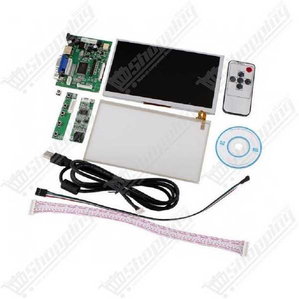 Kit Écran LCD TFT 7 pouces Tactile USB avec Carte de Contrôle