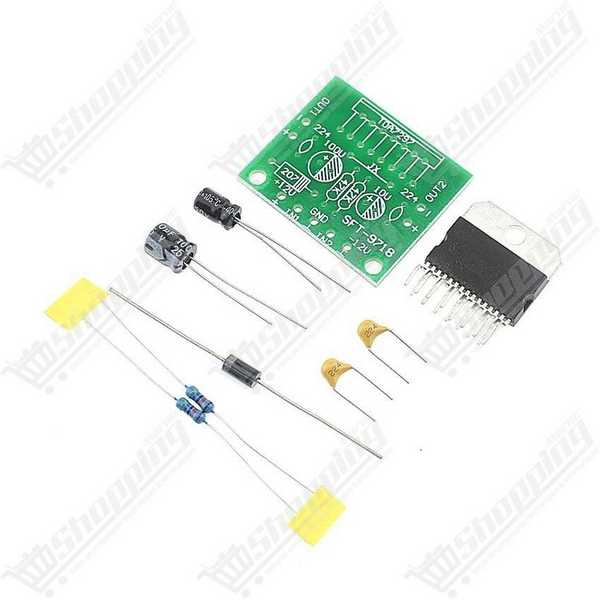 Kit DIY Amplificateur Audio TDA7297 2x15W 12V 2A