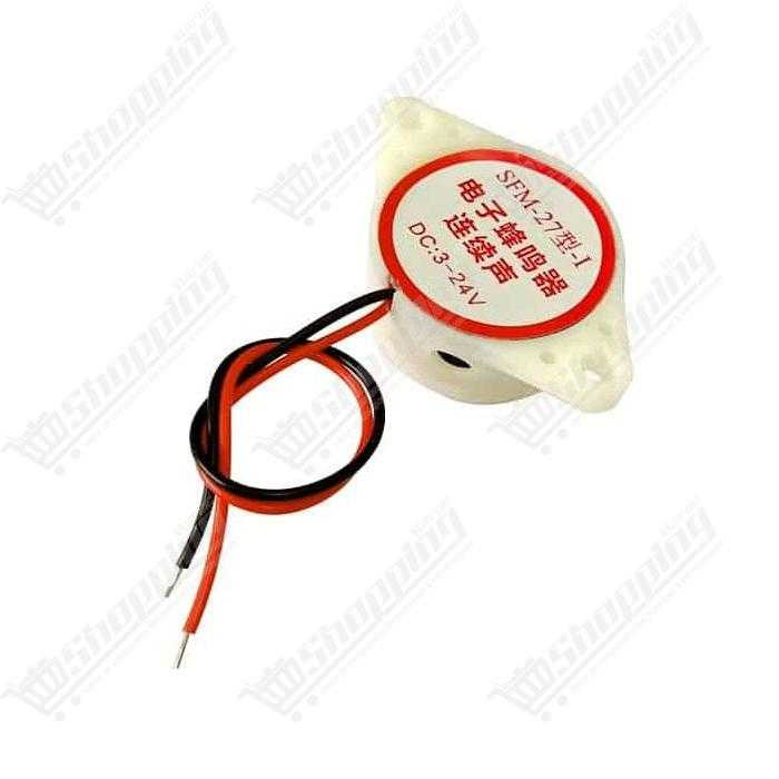 Buzzer alarme électronique actif SFM-27 DC 3-24V 95dB son continu