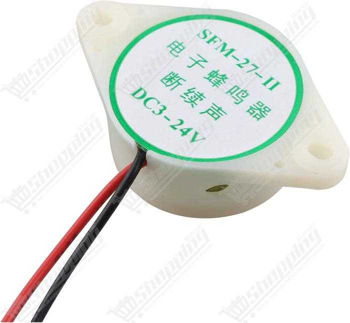 Buzzer Actif SFM-27 3-24V Son Intermittent 95dB