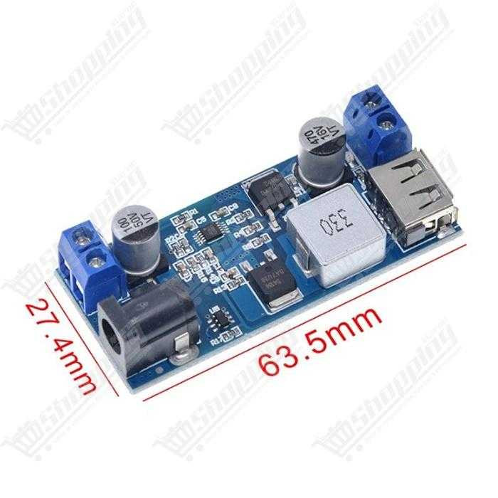 Module Convertisseur DC-DC Abaisseur de Tension XY-3606 - 9V-36V vers 5V 5A