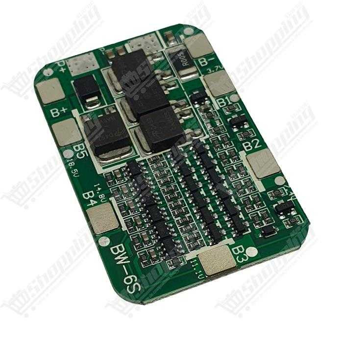Carte de Protection BMS 6S 15A 24V pour Batterie Lithium-ion 18650