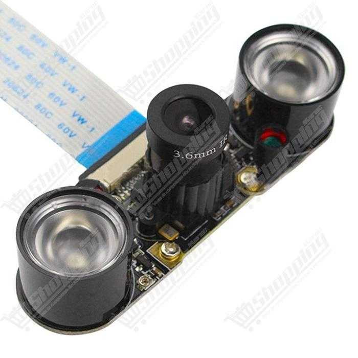 Module Caméra 5MP 1080p Vision Nocturne pour Raspberry Pi
