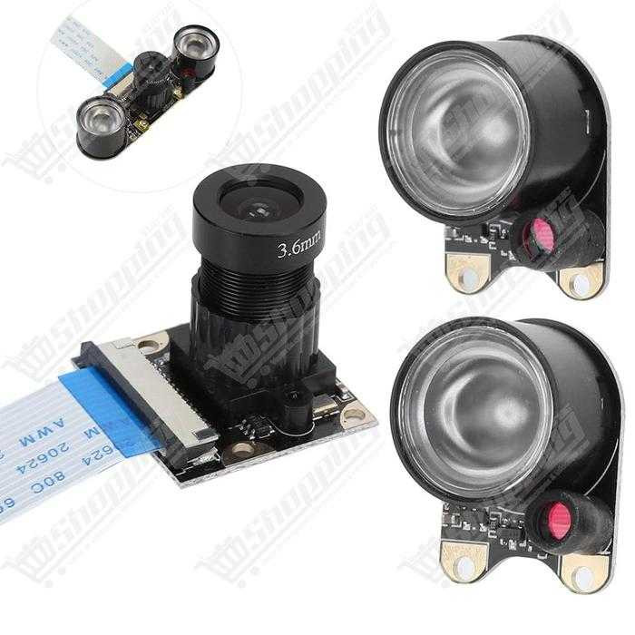 Module Caméra 5MP 1080p Vision Nocturne pour Raspberry Pi
