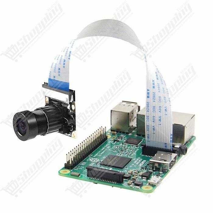 Module Caméra 5MP 1080p Vision Nocturne pour Raspberry Pi