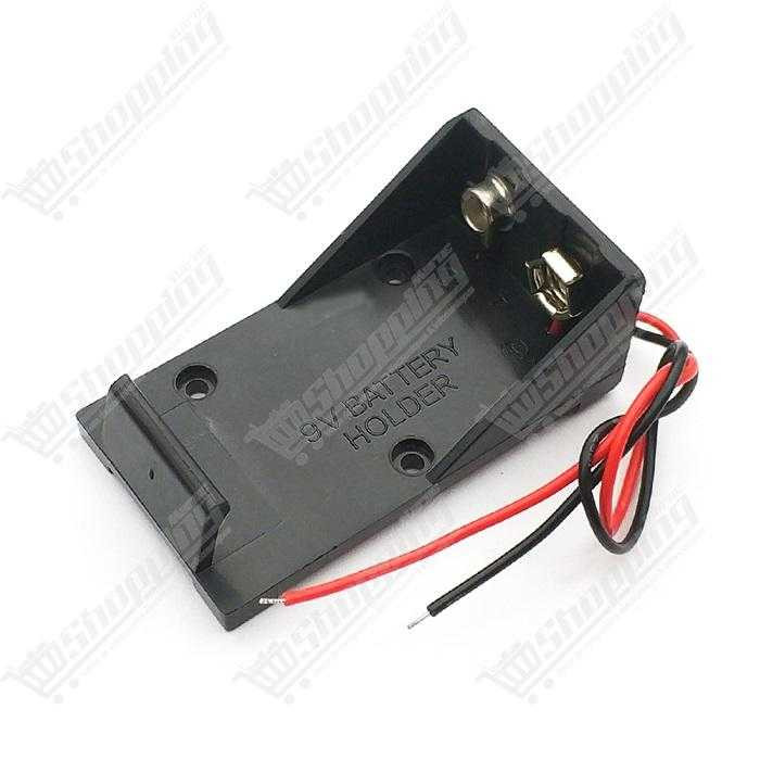 Connecteur de pile 9V avec fils