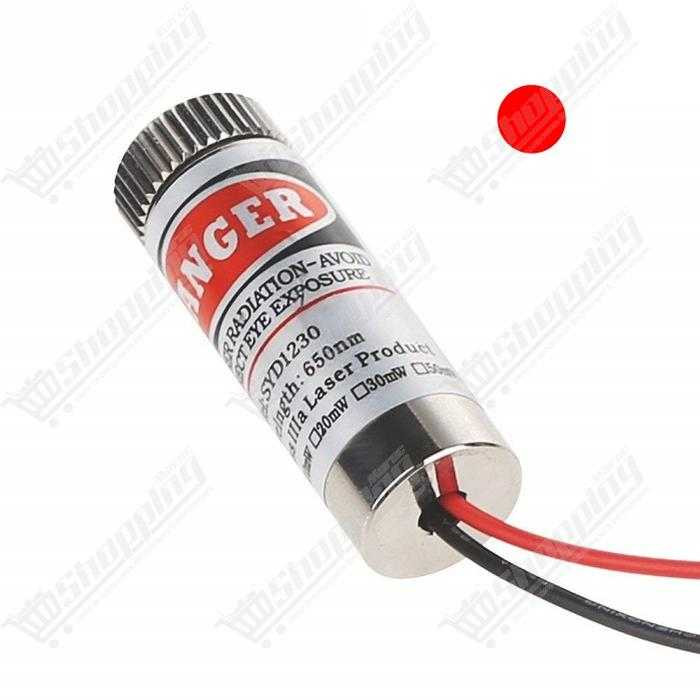 Module Laser Rouge 650nm 5mW Point