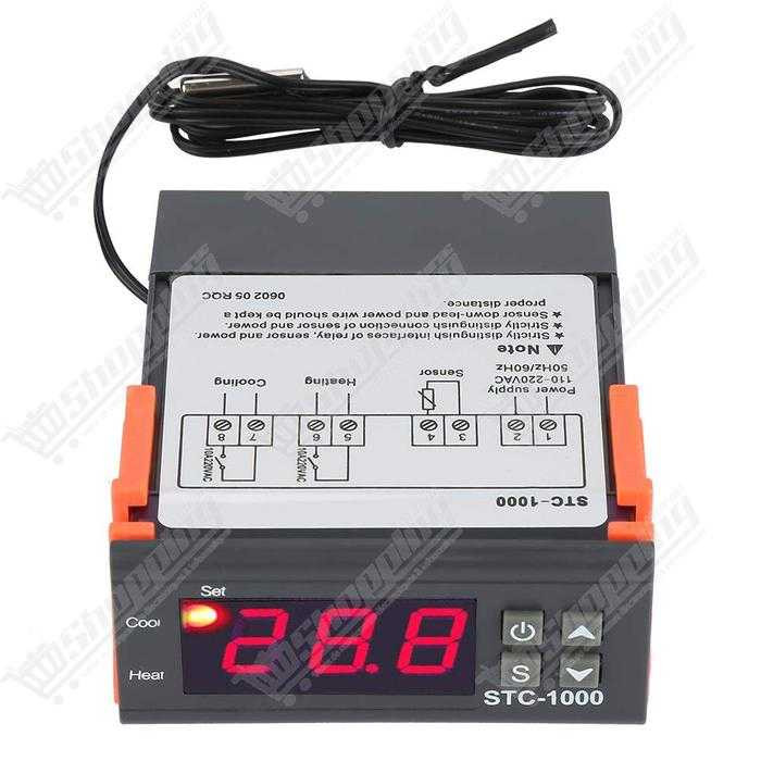 Thermostat Régulateur de Température Numérique STC-1000 AC 220V