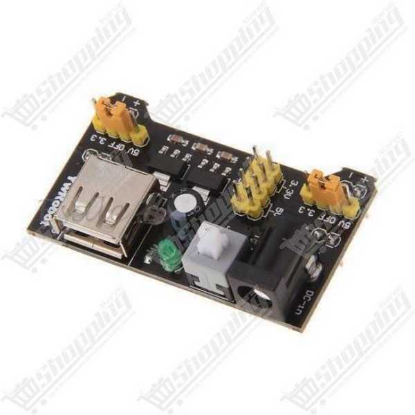 Module d'alimentation MB102 pour breadboard 3.3V 5V