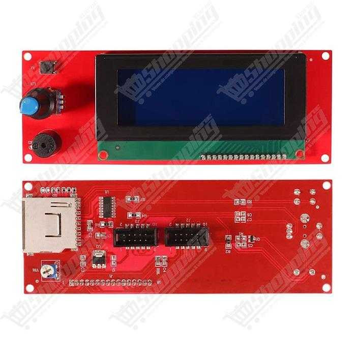 Afficheur LCD 2004 avec Lecteur de Carte SD pour Imprimante 3D