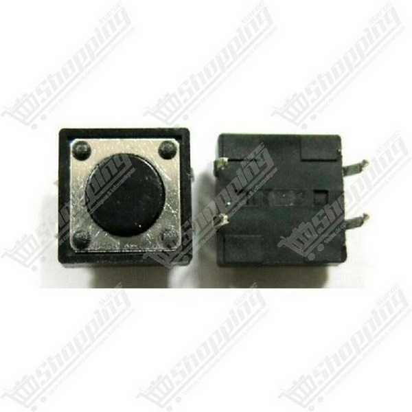 Bouton 12x12x7.5mm verticale 4 pins