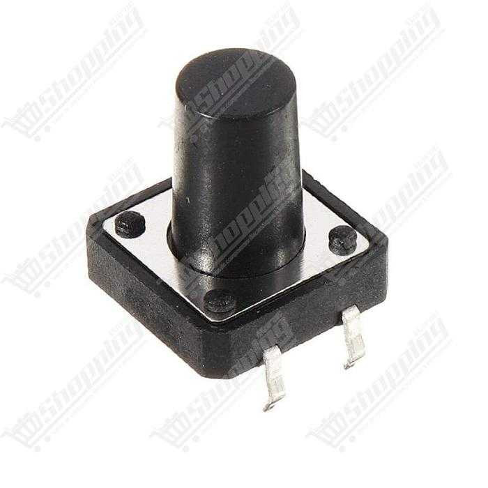 Bouton 12x12x12mm verticale 4 pins