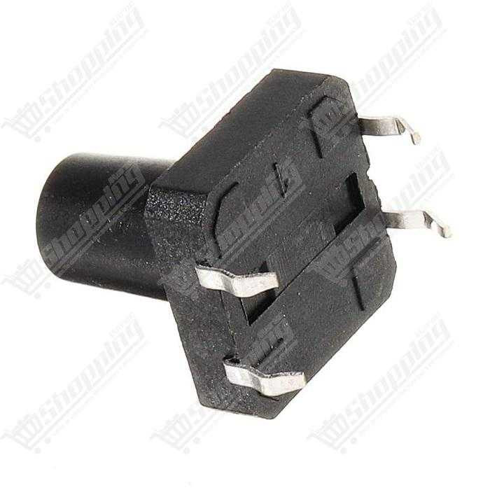 Bouton 12x12x12mm verticale 4 pins