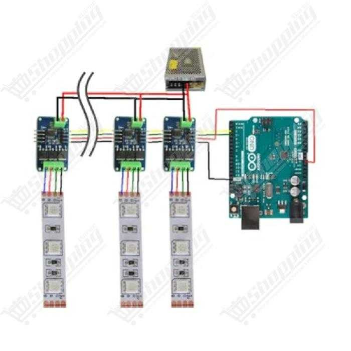 Module Pilote P9813 pour Bandeau LED RVB V1.0