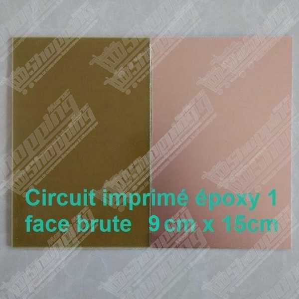 Circuit imprimé PCB simple face époxy cuivré 9x15 cm