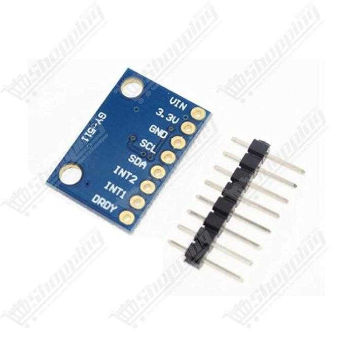Module Magnétomètre et Accéléromètre 3 Axes LSM303 (GY-511) I2C