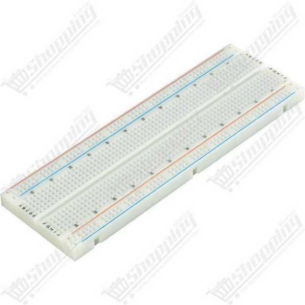 Plaque d'essai Breadboard 830 points MB102