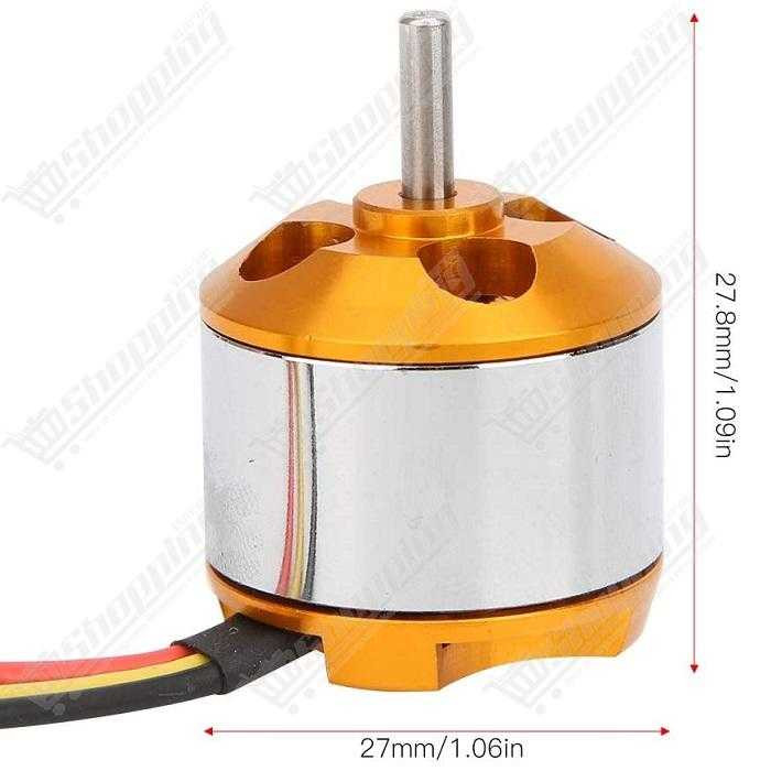 Moteur Brushless A2212 2200KV avec Connecteurs