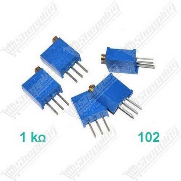 Potentiomètre multitours 3296W 1K Ohm (102)