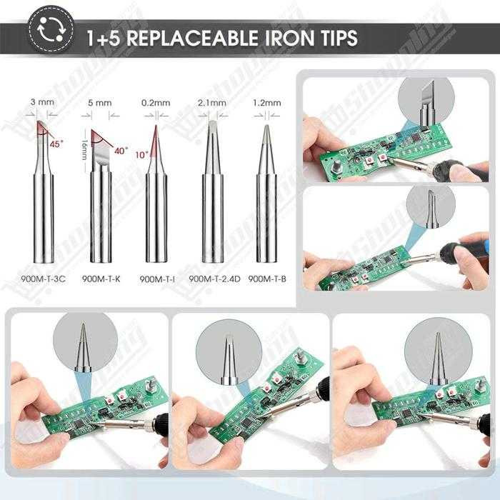 Kit de soudage numérique 60W à température réglable