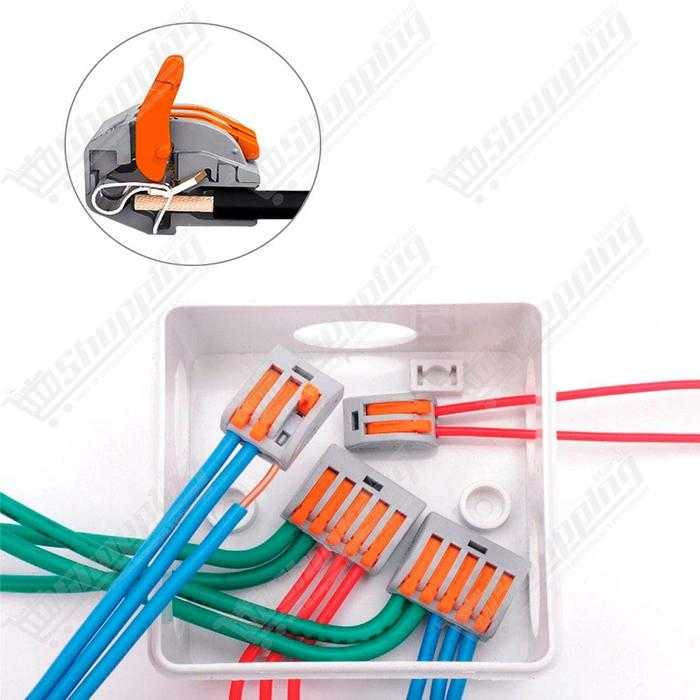 Borne de connexion rapide à levier PCT 2, 3 et 5 pôles