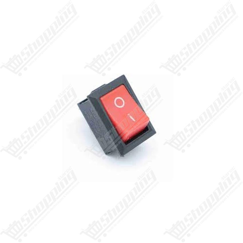 Interrupteur à bascule KCD1 On/Off 2 pins 20x15mm