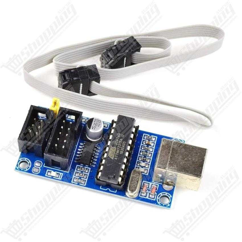 Programmateur USBtinyISP pour microcontrôleurs AVR