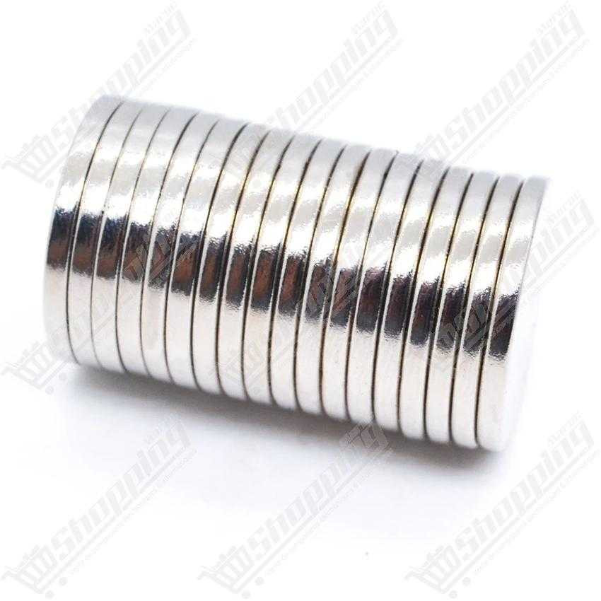 Aimant néodyme rond 20 x 1,7 mm