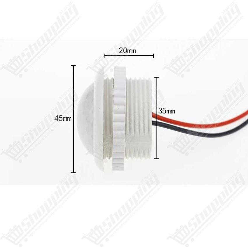 Détecteur de mouvement infrarouge PIR 220V 50Hz