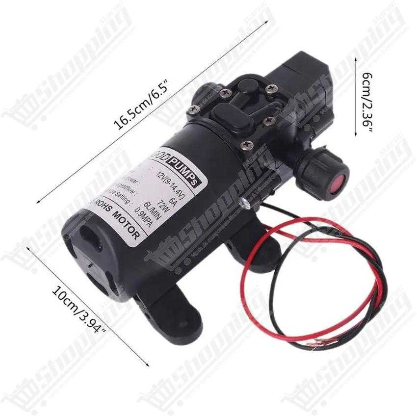 Pompe à eau électrique 12V à diaphragme haute pression