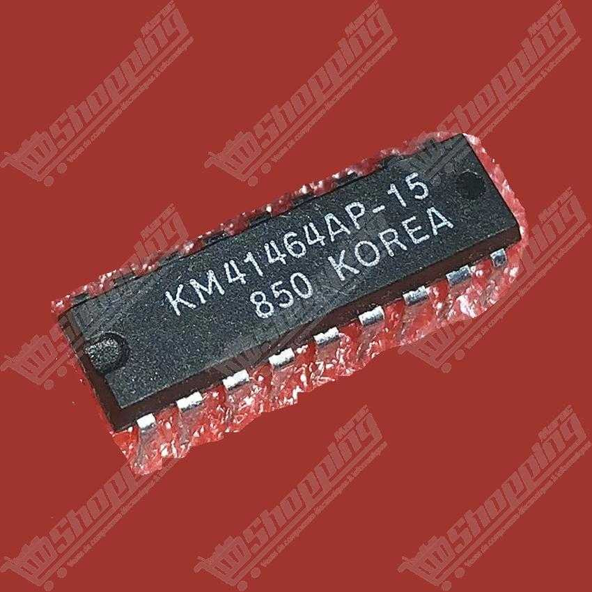 KM41464 - Circuit Intégré Mémoire DRAM 64K x 4 bits Mode Page DIP-18