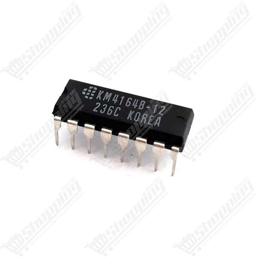 KM4164 Mémoire Vive Dynamique (DRAM) 64K x 1 DIP-16 avec Mode Page
