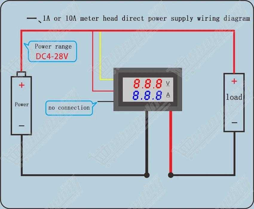 Voltmètre Ampèremètre Numérique DC 100V 100A avec Shunt