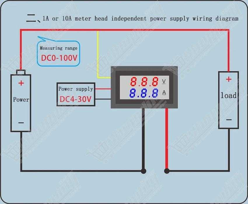 Voltmètre Ampèremètre Numérique DC 100V 100A avec Shunt