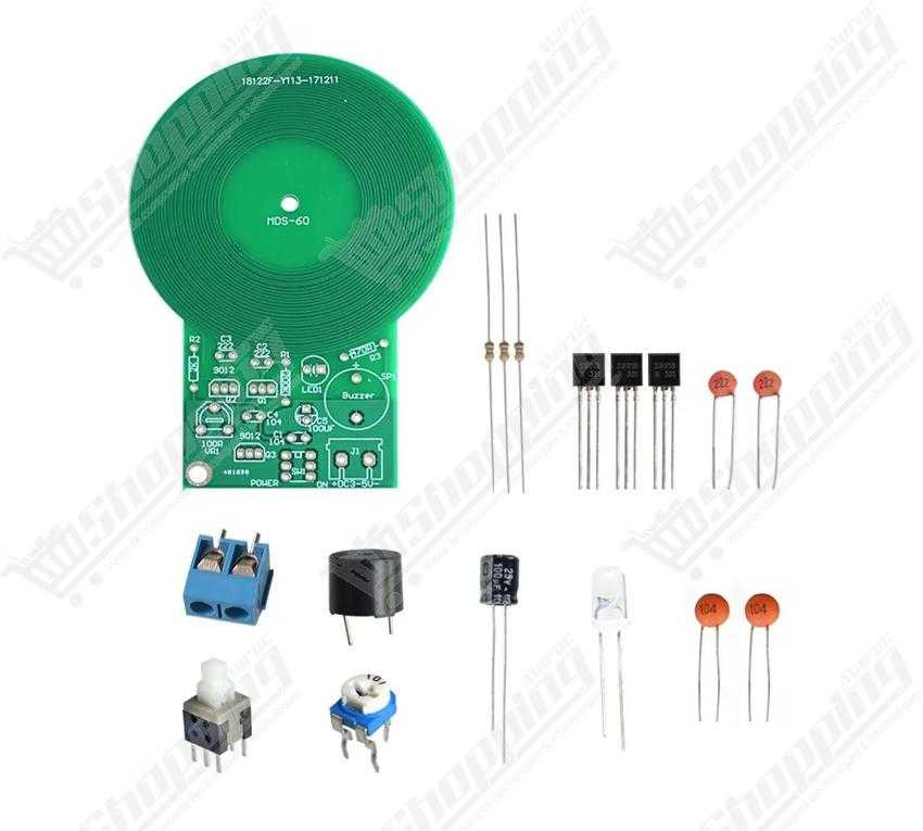 Kit électronique détecteur de métaux DIY 60mm