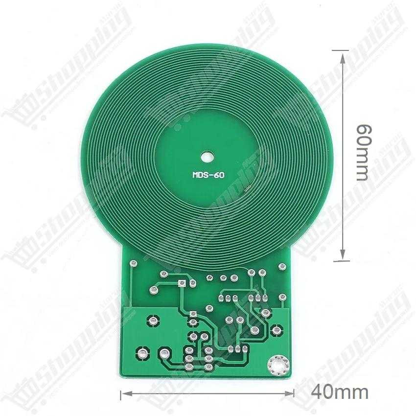 Kit électronique détecteur de métaux DIY 60mm