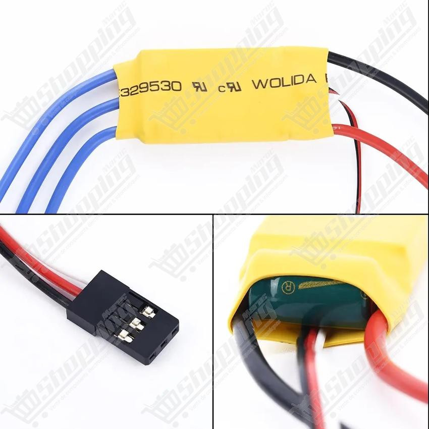 Contrôleur de vitesse ESC 40A pour moteur brushless