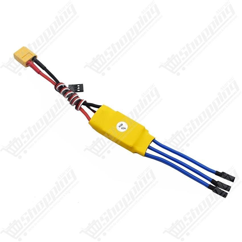 Contrôleur de vitesse ESC 40A pour moteur brushless
