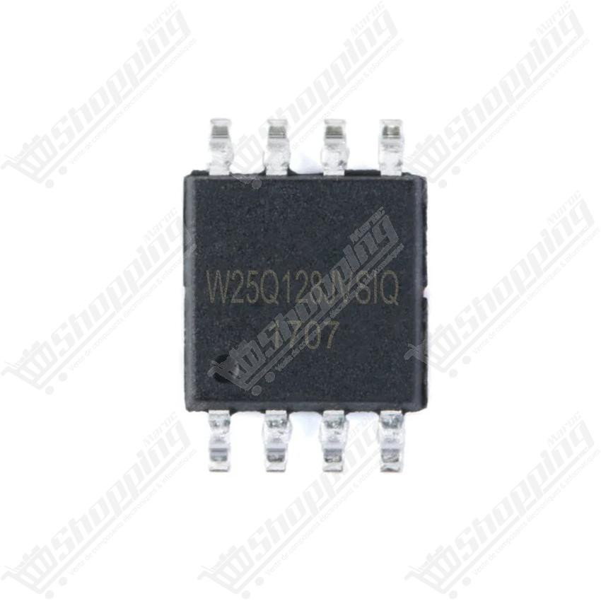 Mémoire Flash Winbond W25Q128 128Mb SPI
