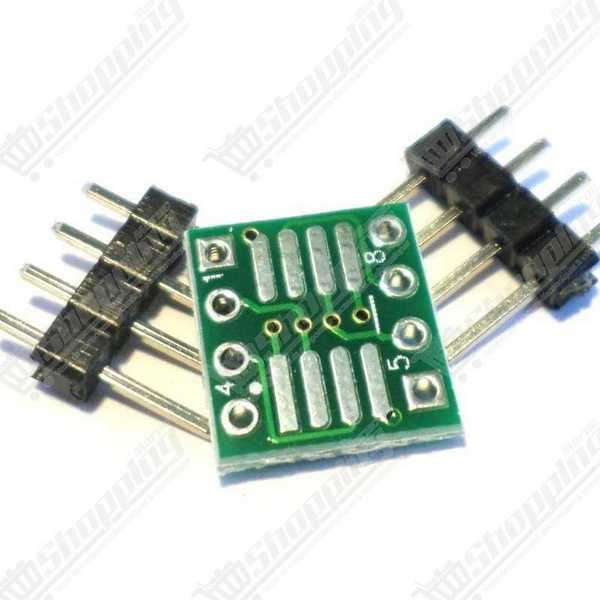Adaptateur SOP8 SSOP8 vers DIP8 1.27mm
