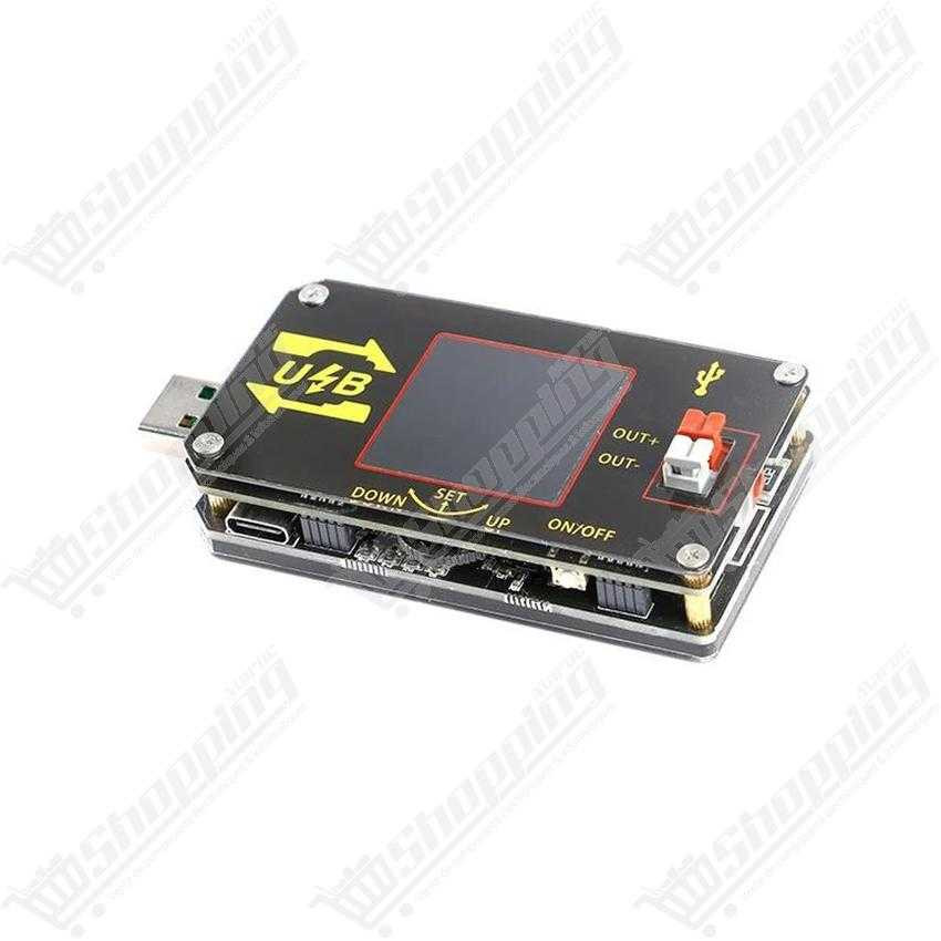 Convertisseur DC-DC Buck-Boost USB réglable 0.6-30V 15W avec afficheur LCD