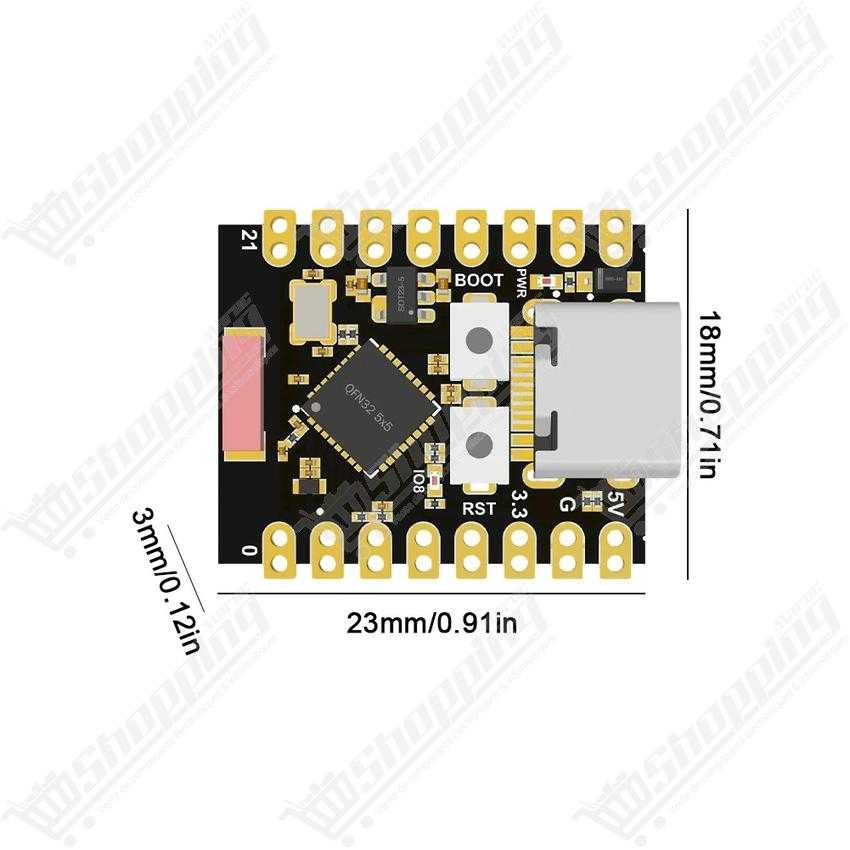 Carte de développement ESP32-C3 SuperMini WiFi Bluetooth USB Type-C