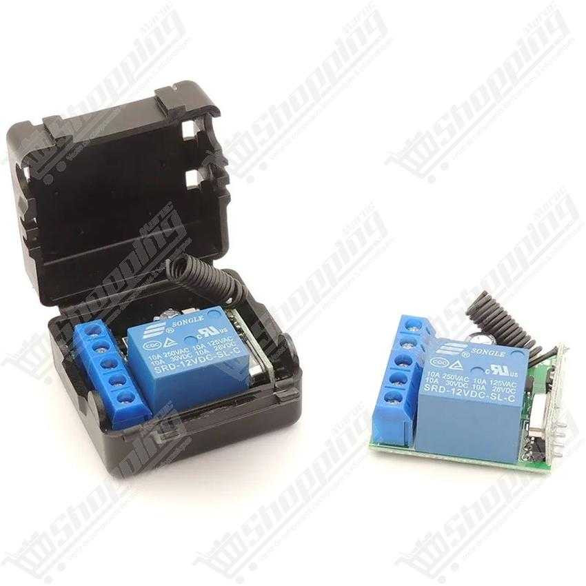 Kit Relais 12V avec Télécommande Universelle 433MHz