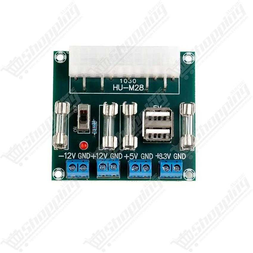 Module de dérivation pour alimentation ATX 24 broches