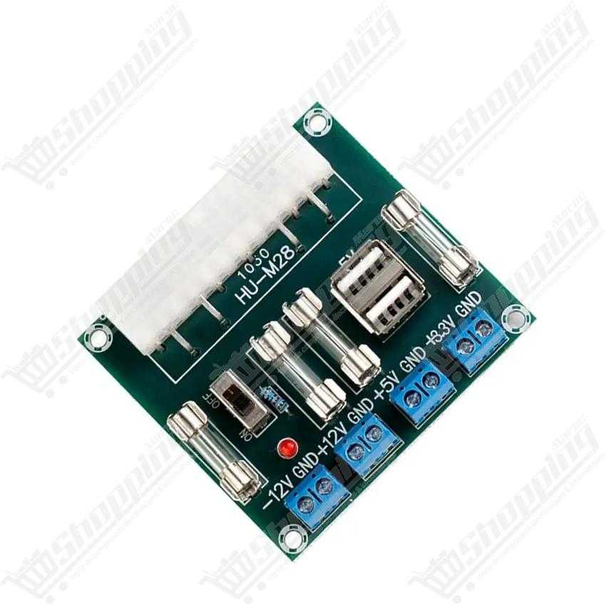Module de dérivation pour alimentation ATX 24 broches