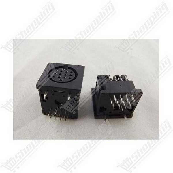 Connecteur DIN 13 broches femelle pour PCB