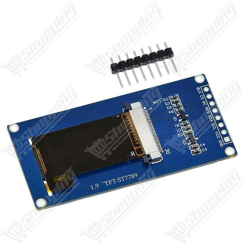 Écran LCD TFT IPS 1.9 pouces 170x320 ST7789 Couleur HD